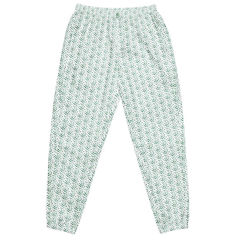 Ruff Life "Dimple" Green on White Golf pants