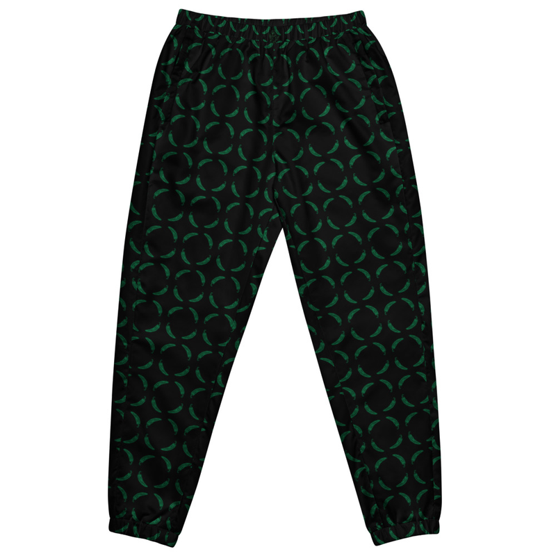 Ruff Life "Chili Dipper" Green on Black Unisex golf pants