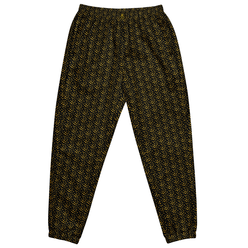 Ruff Life "Dimple" Gold on Black Golf pants