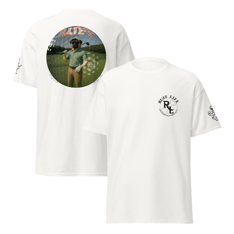 Ruff Life's "Dog Days" Pug Golf Tee