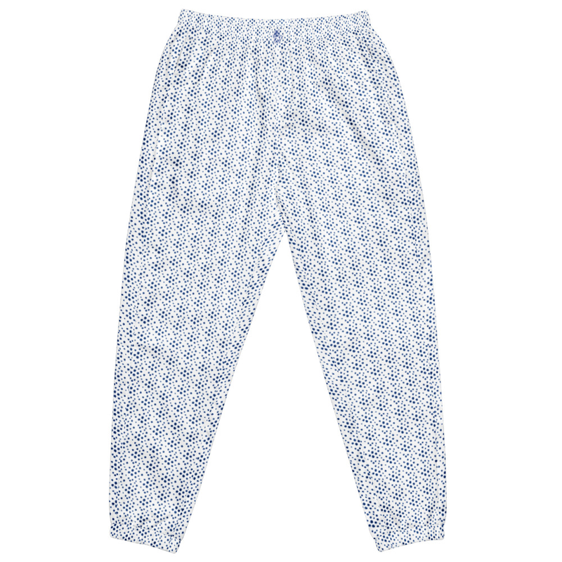 Ruff Life "Dimple" Blue on White Golf pants