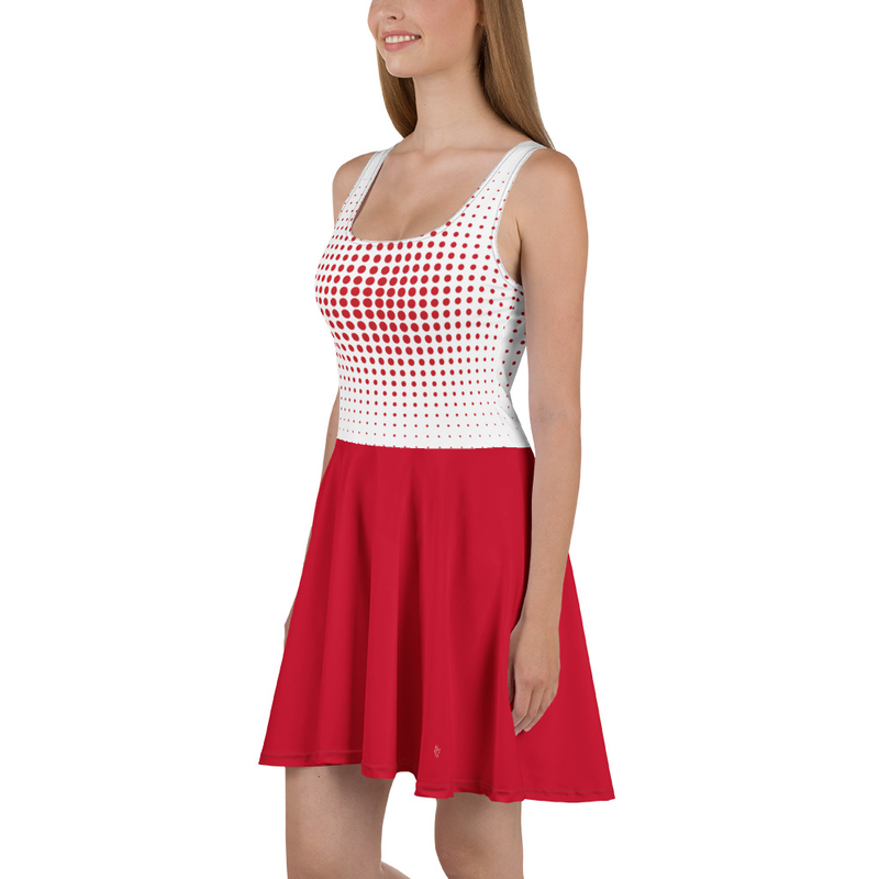Ruff Life's "Fade Top" Golf Dress (Red)
