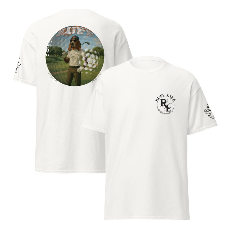 Ruff Life's "Dog Days" Bassett Hound Golf Tee