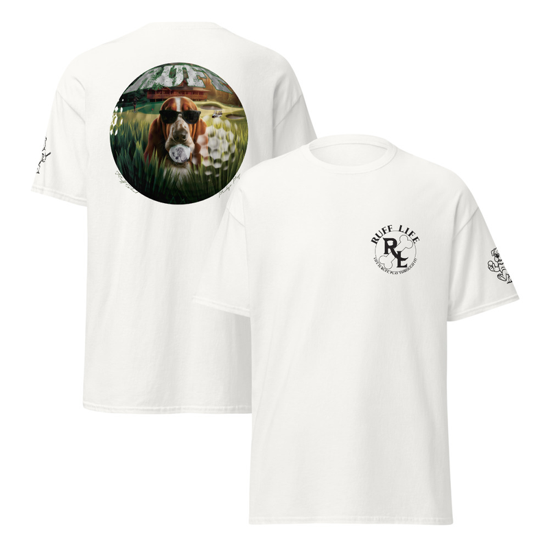 Ruff Life's "Ruff Shot" Bassett Hound Golf Tee