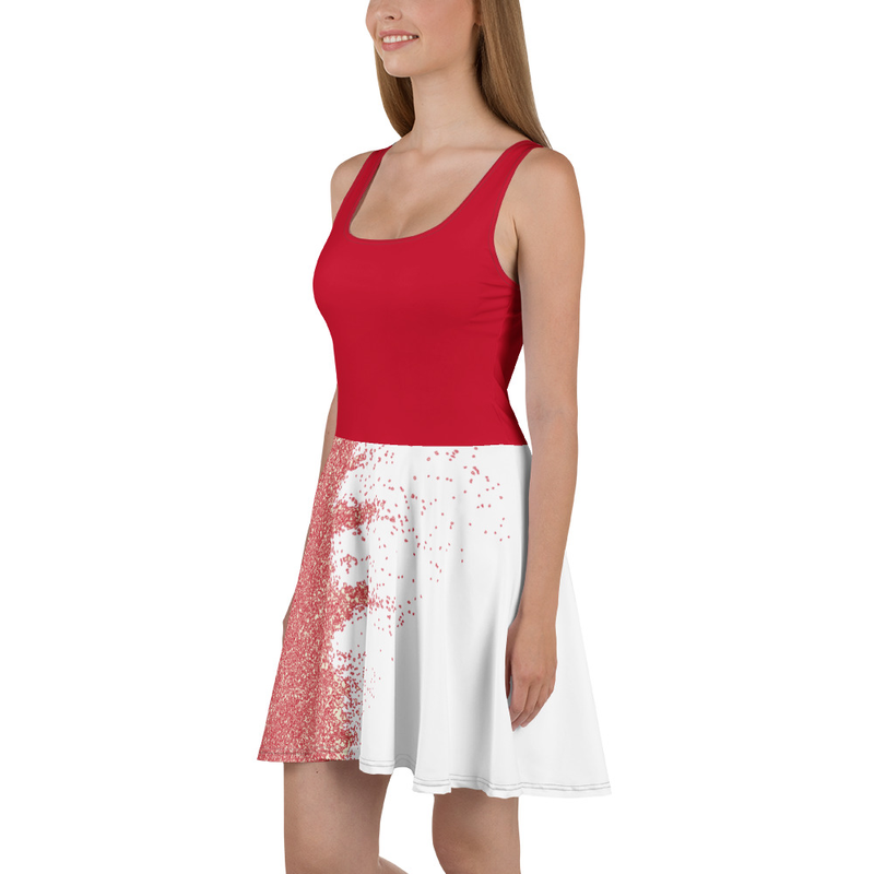Ruff Life's "Blast Shot Skirt" Golf Dress (Red)