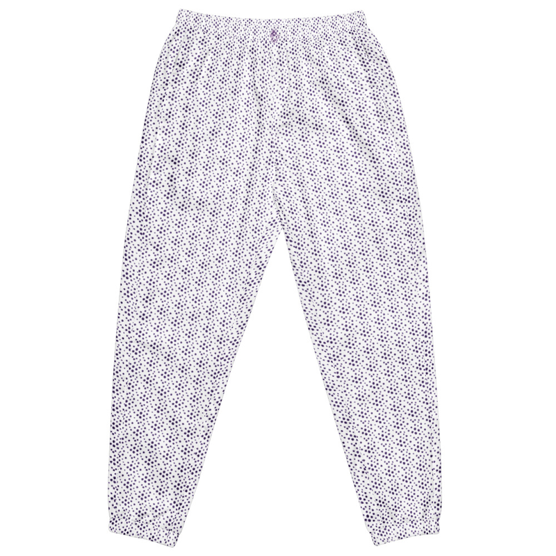 Ruff Life "Dimple" Purple on White Golf pants