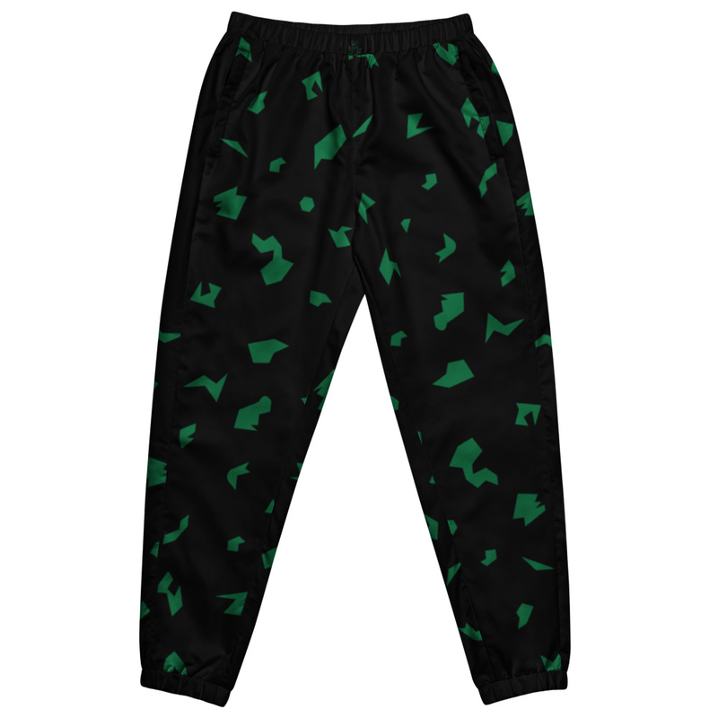 Ruff Life "Slice" Green on Black Unisex track pants