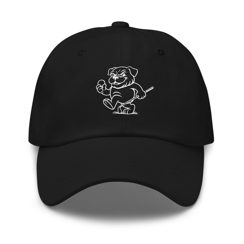 Ruff Life's "Iconic Bulldog" Adjustable Golf Hat