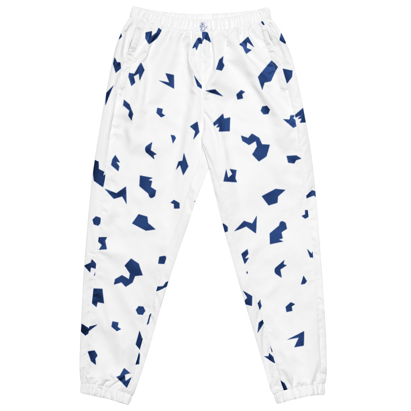 Ruff Life "Slice" Blue on White Unisex track pants