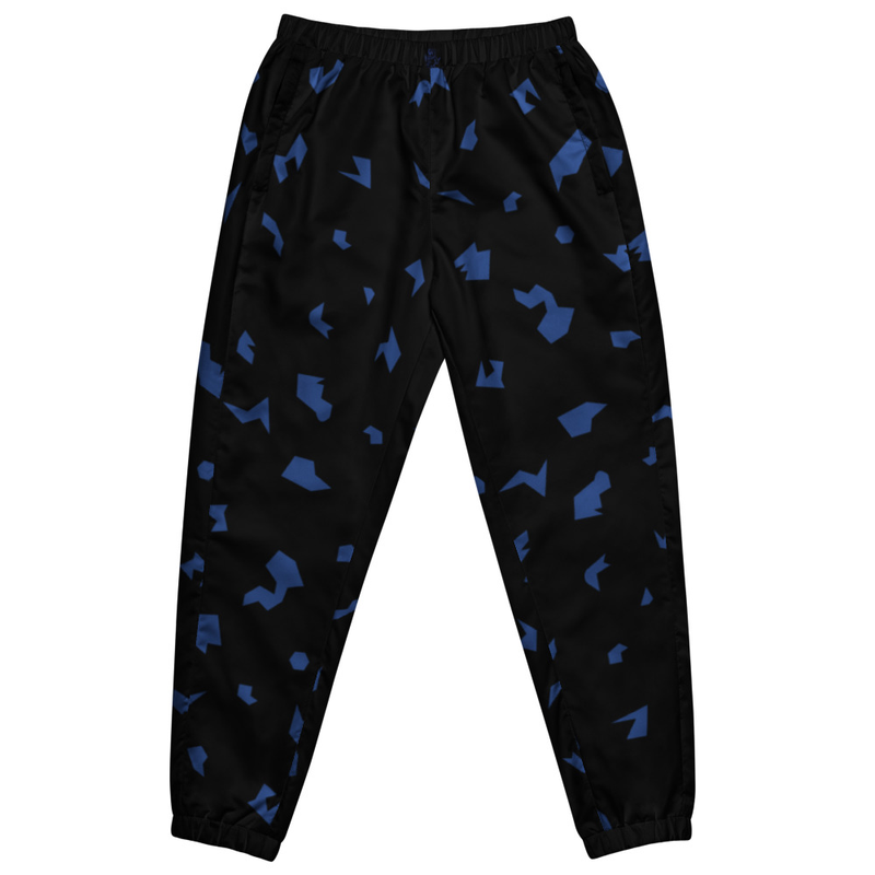 Ruff Life "Slice" Blue on White Unisex track pants