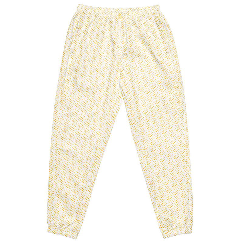 Ruff Life "Dimple" Gold on White Golf pants