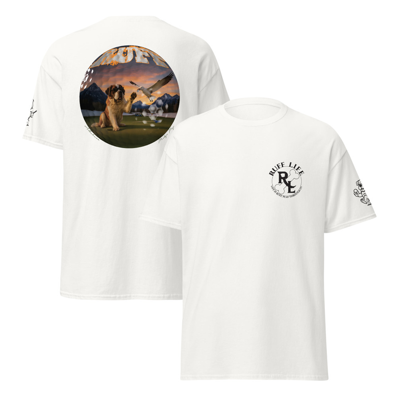 Ruff Life's "Albatross" Saint Bernard Golf Tee