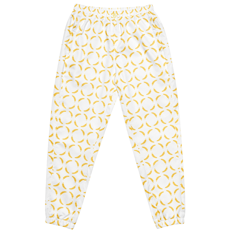 Ruff Life "Chili Dipper" Yellow on White Unisex golf pants