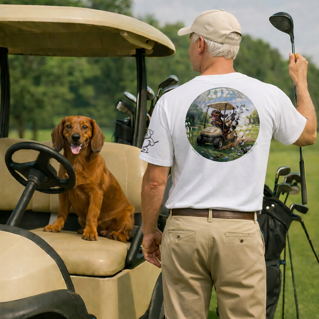 Ruff Life's "Driver" Dachshund Golf Tee