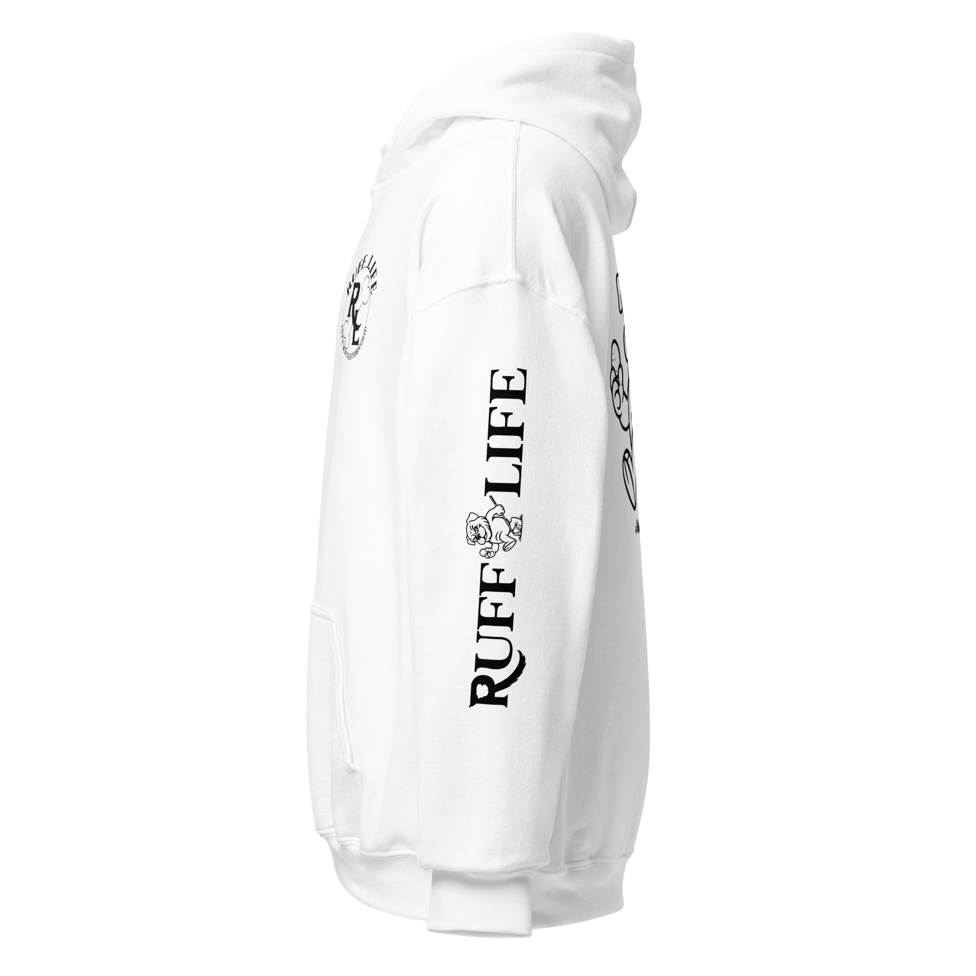 Ruff Life's Logo Load Hoodie (Black Print)