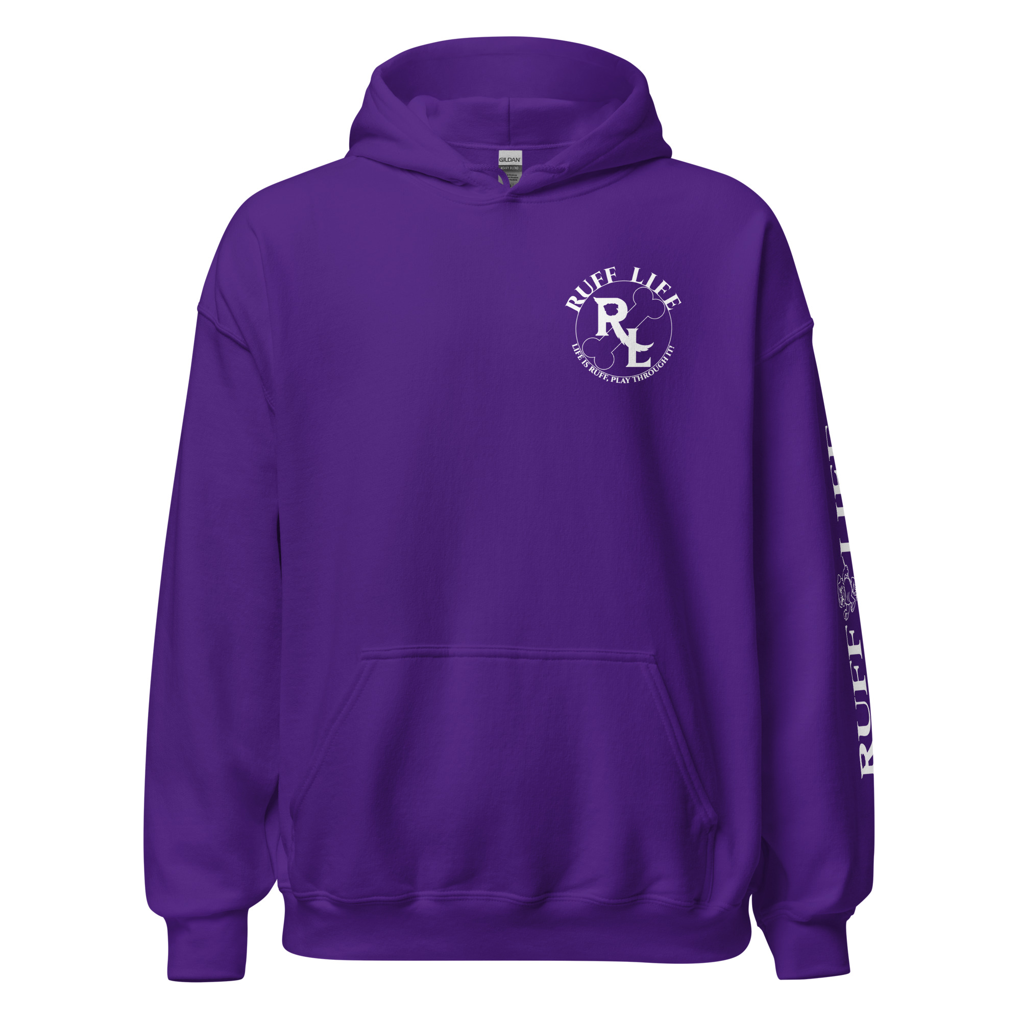 Ruff Life's Logo Load Hoodie (White Print)