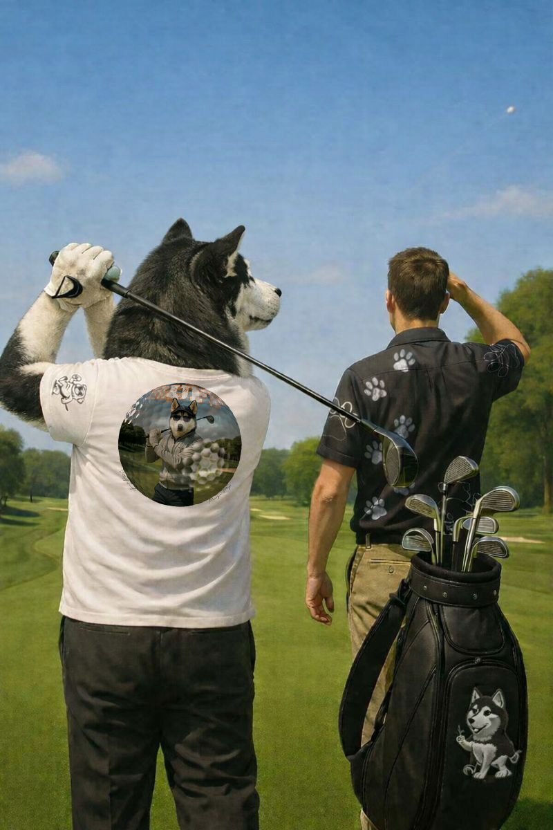 Ruff Life's "Dog Days" Husky Golf Tee