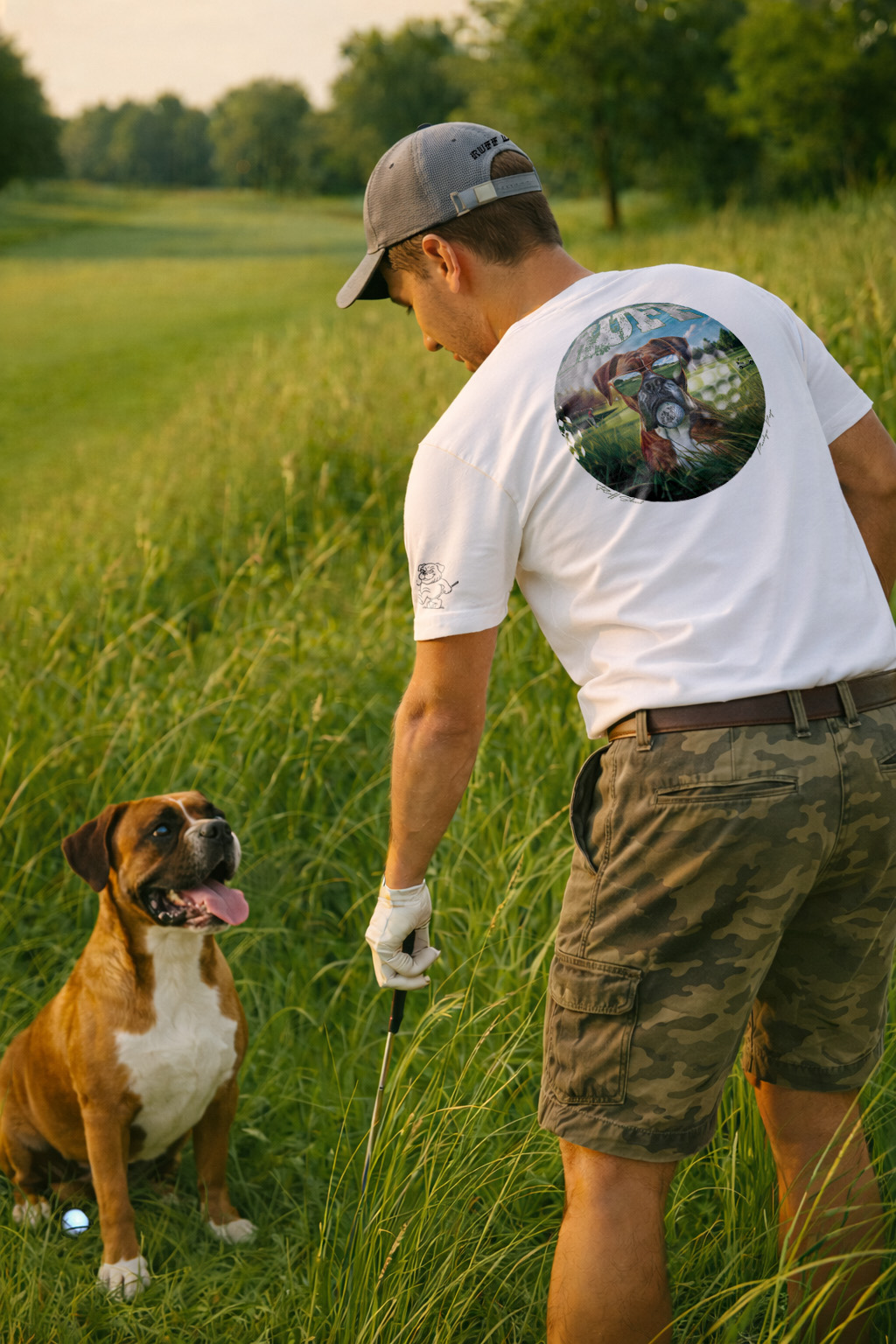 Ruff Life's "Ruff Shot" Boxer Golf Tee