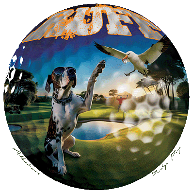 Ruff Life's "Albatross" Great Dane Golf Tee