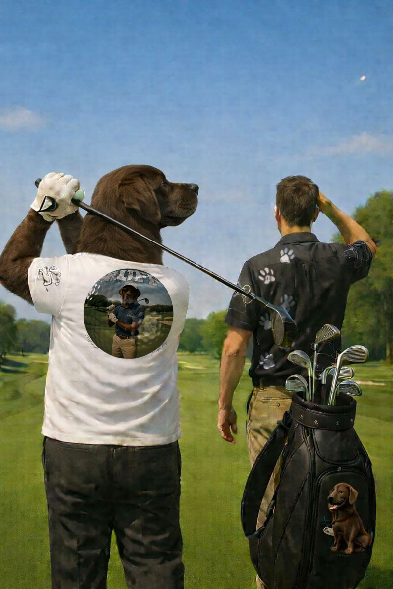 Ruff Life's "Dog Days" Labrador Golf Tee