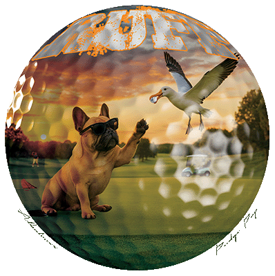Ruff Life's "Albatross" French Bulldog Golf Tee