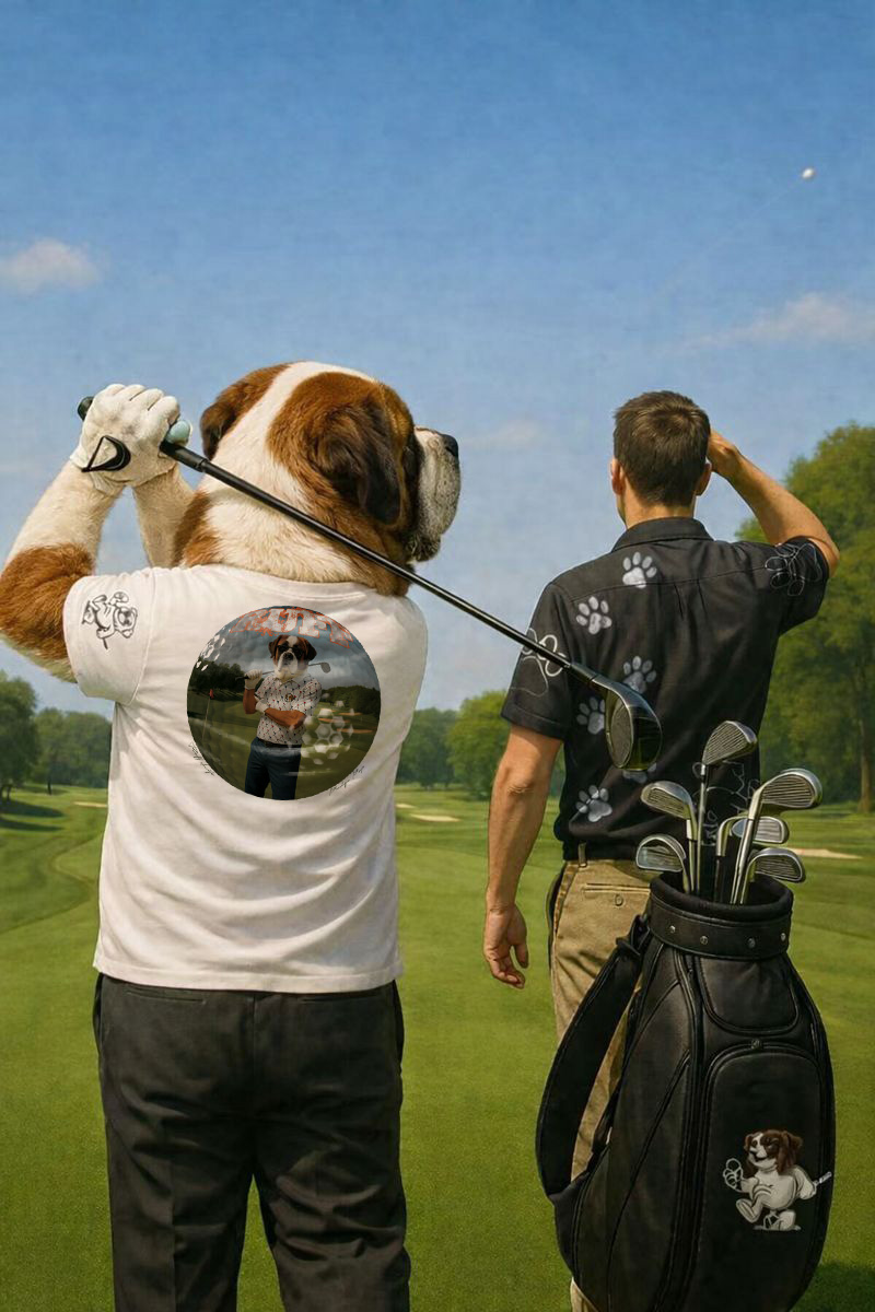 Ruff Life's "Dog Days" Saint Bernard Golf Tee