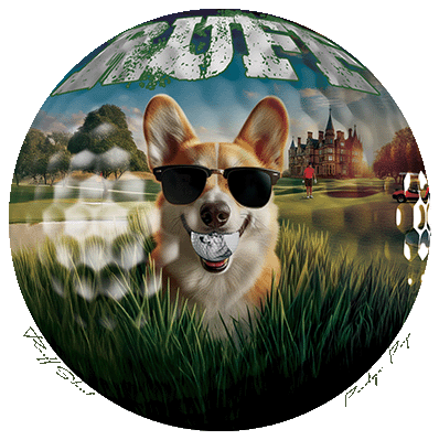 Ruff Life's "Ruff Shot" Corgi Golf Tee