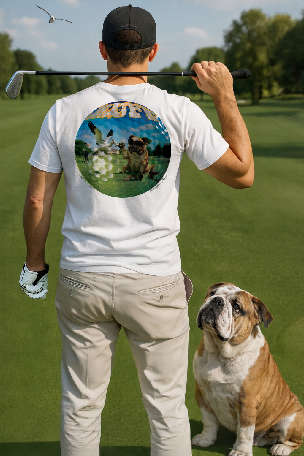 Ruff Life's "Albatross" Bulldog Golf Tee