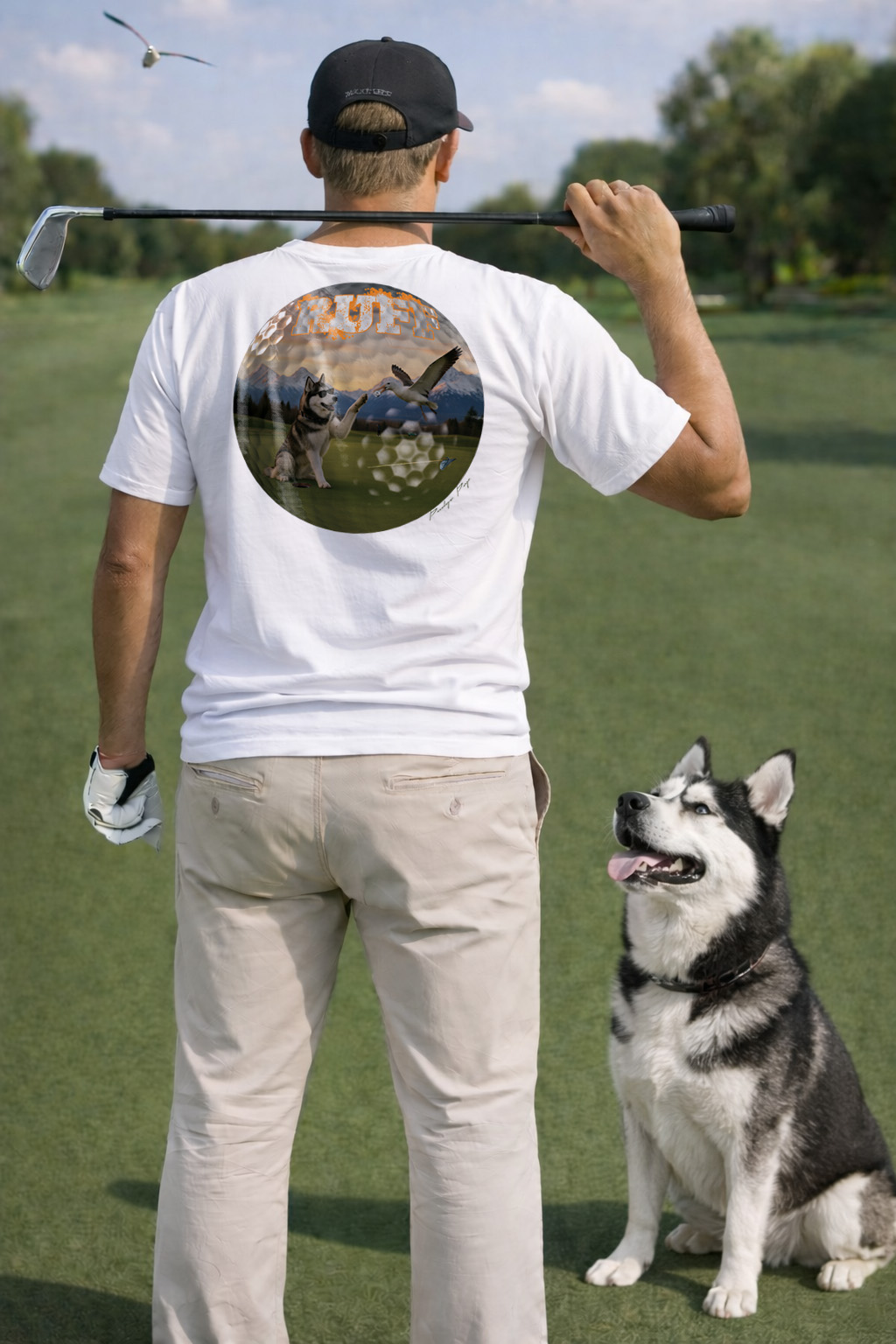 Ruff Life's "Albatross" Husky Golf Tee