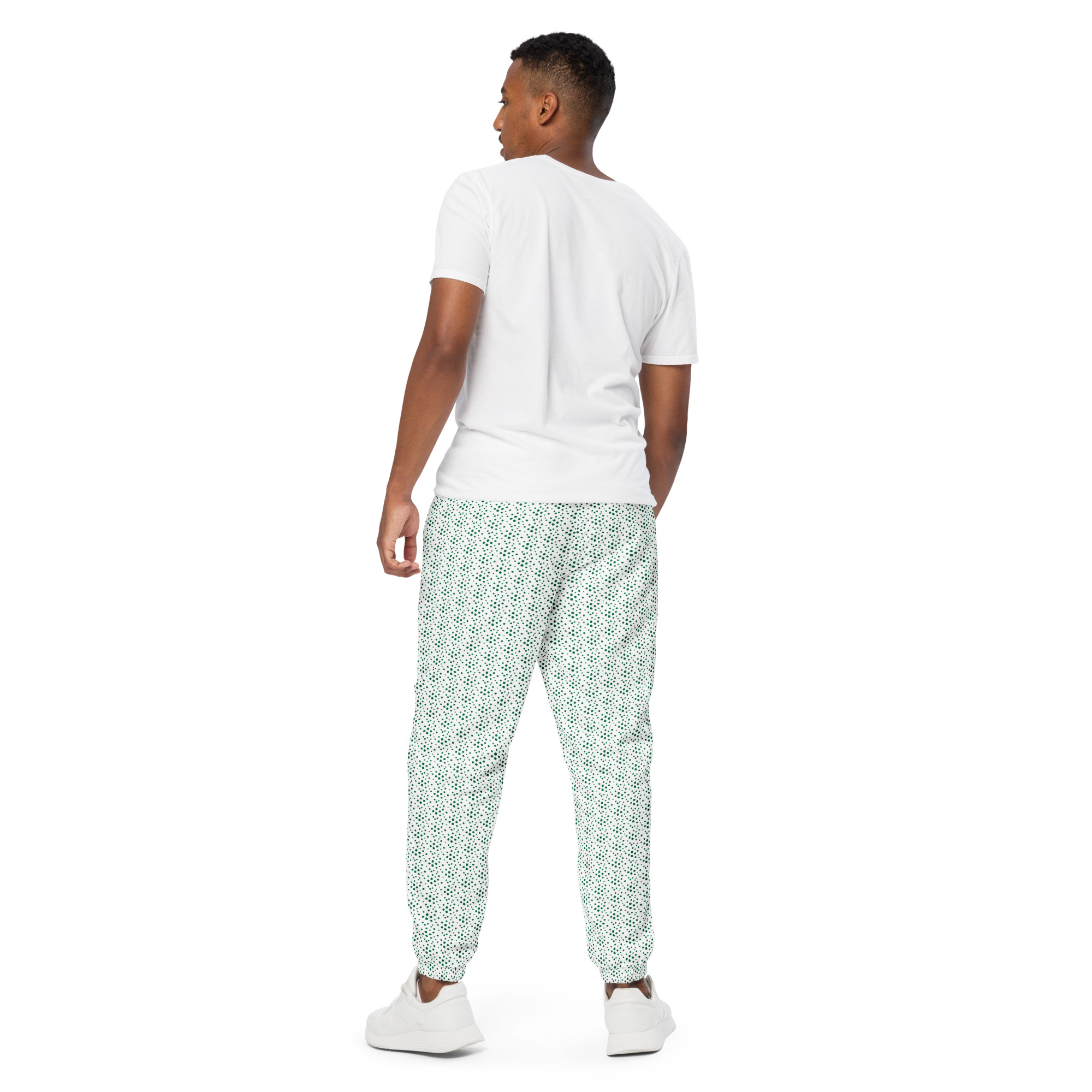 Ruff Life "Dimple" Green on White Golf pants