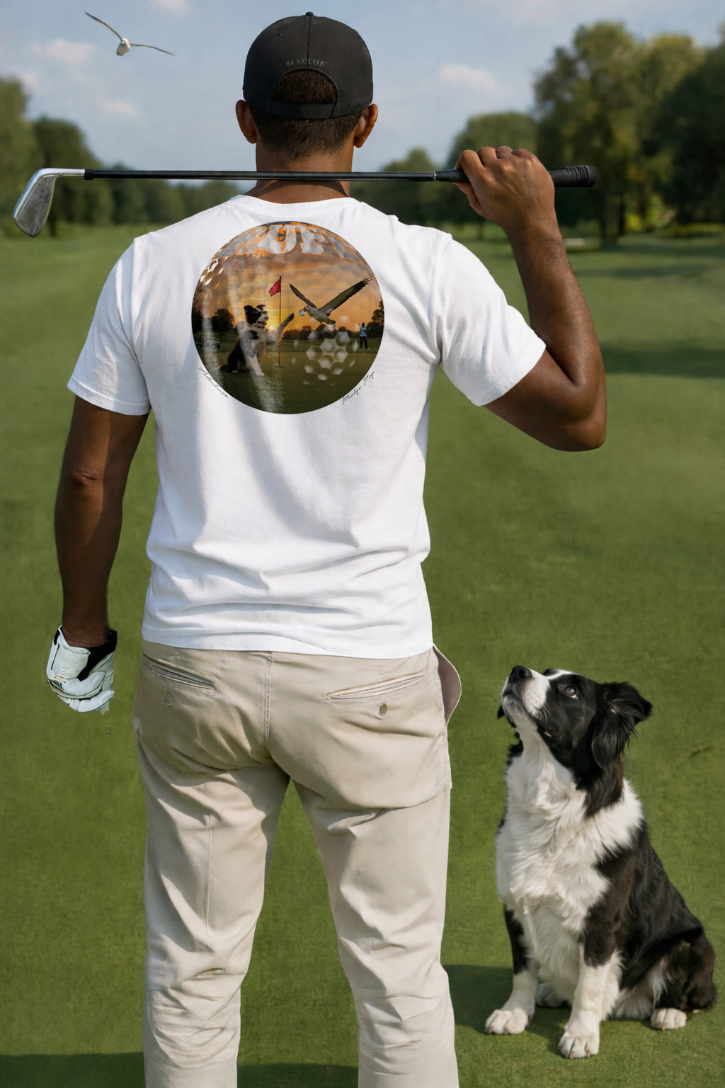 Ruff Life's "Albatross" Collie Golf Tee