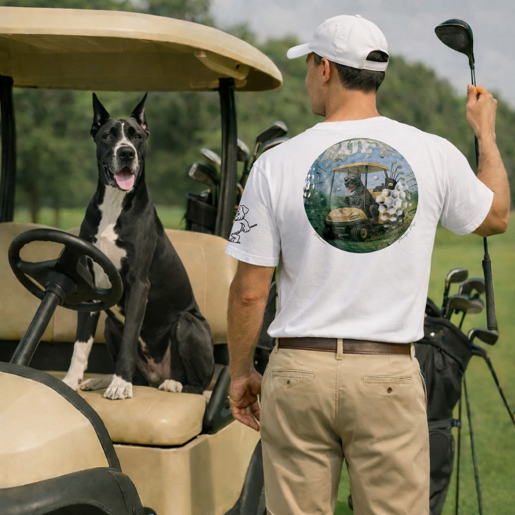 Ruff Life's "Driver" Great Dane Golf Tee