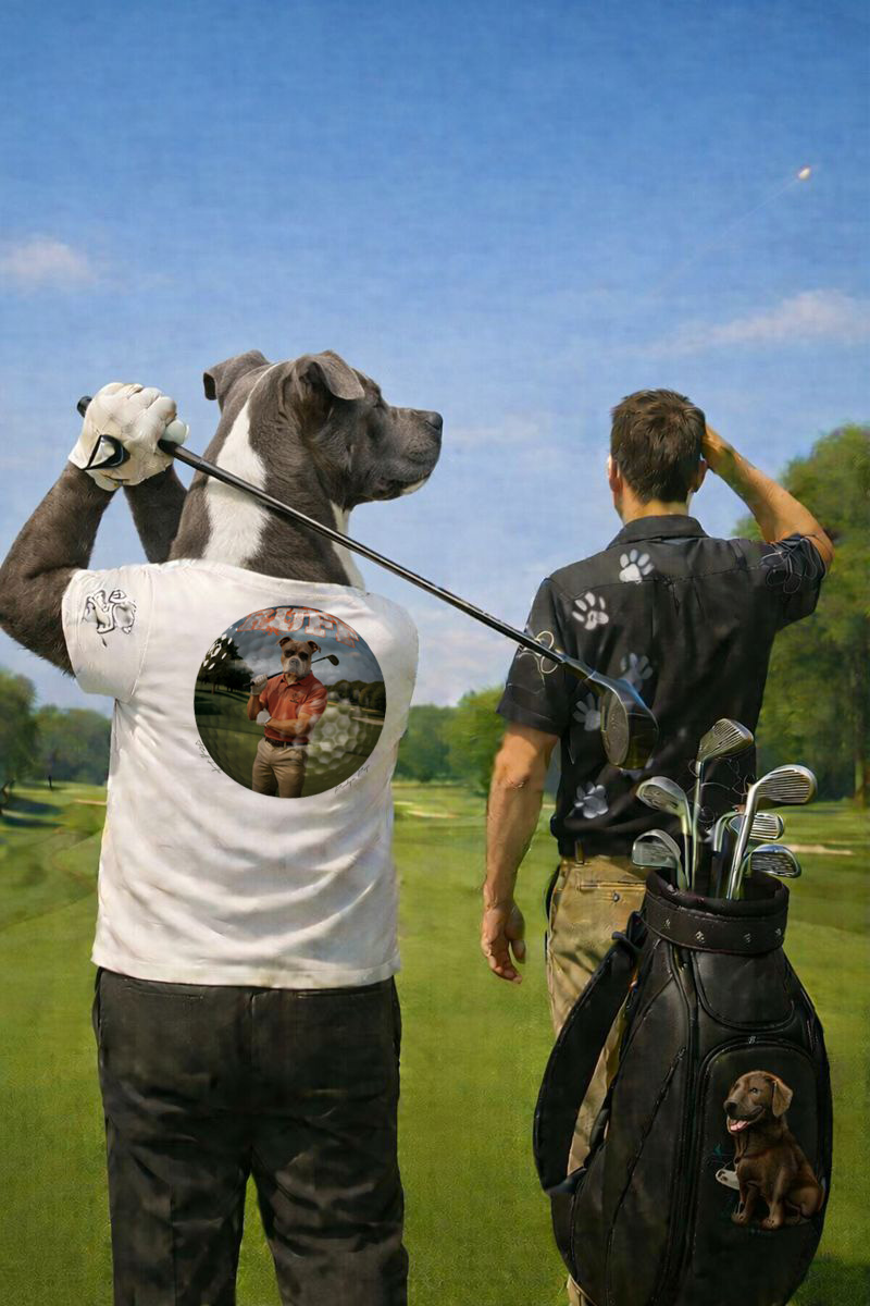 Ruff Life's "Dog Days" Pitbull Golf Tee