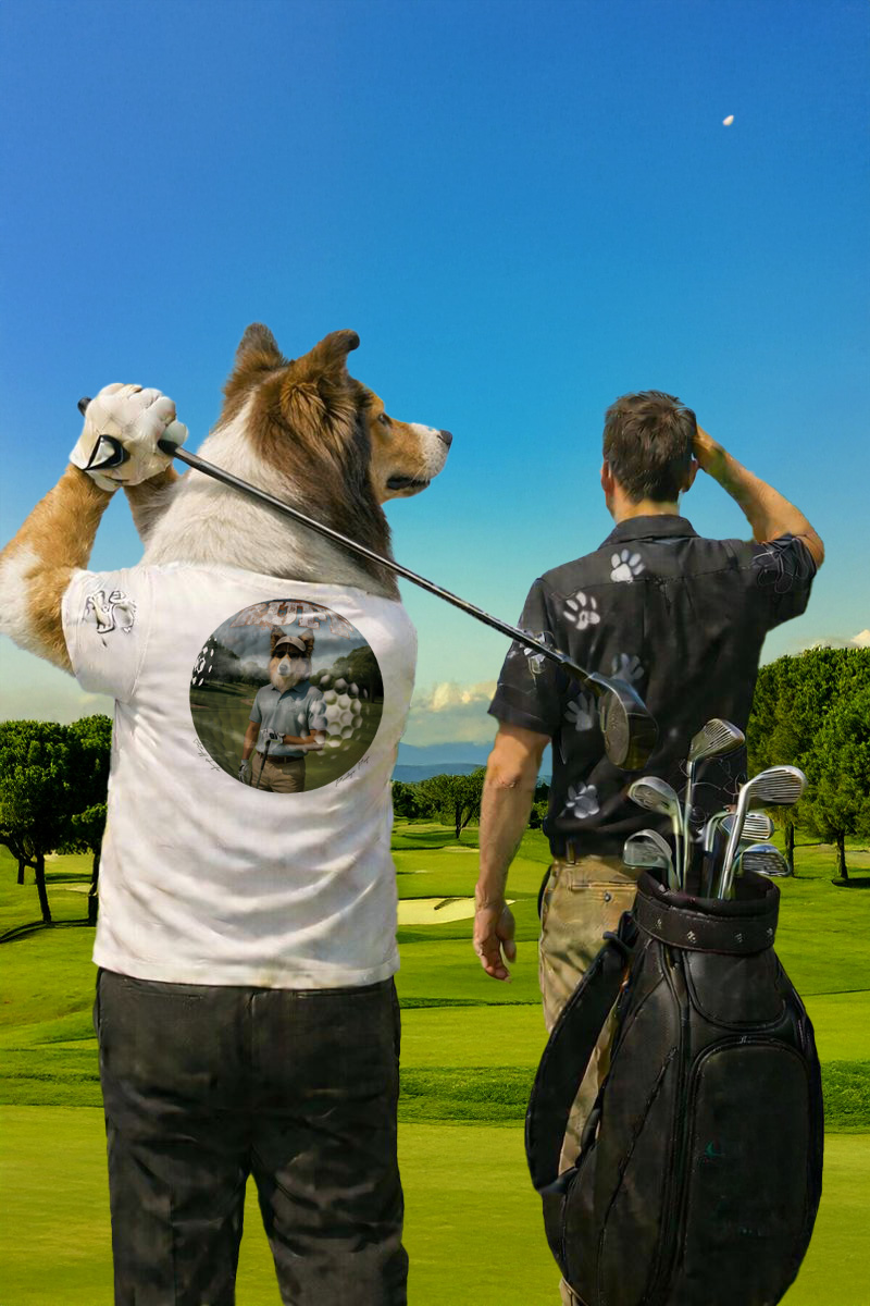 Ruff Life's "Dog Days" Collie Golf Tee