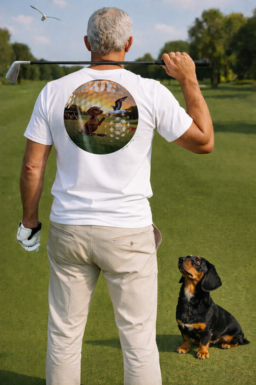 Ruff Life's "Albatross" Dachshund Golf Tee