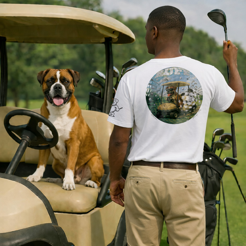 Ruff Life's "Driver" Boxer Golf Tee