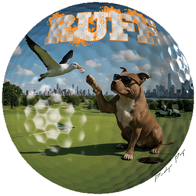 Ruff Life's "Albatross" Pitbull Golf Tee