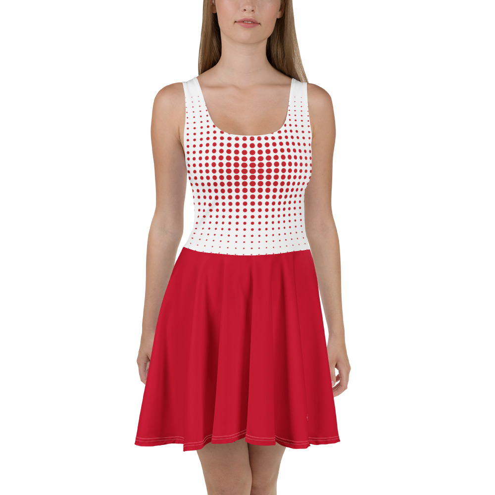Ruff Life's "Fade Top" Golf Dress (Red)