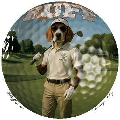 Ruff Life's "Dog Days" Beagle Golf Tee
