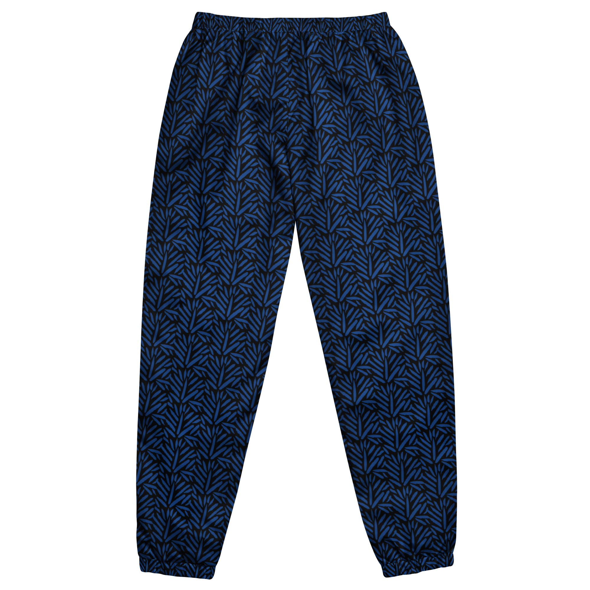 Ruff Life's "Cabbage" Athletic Golf Pants (Blue on Black)