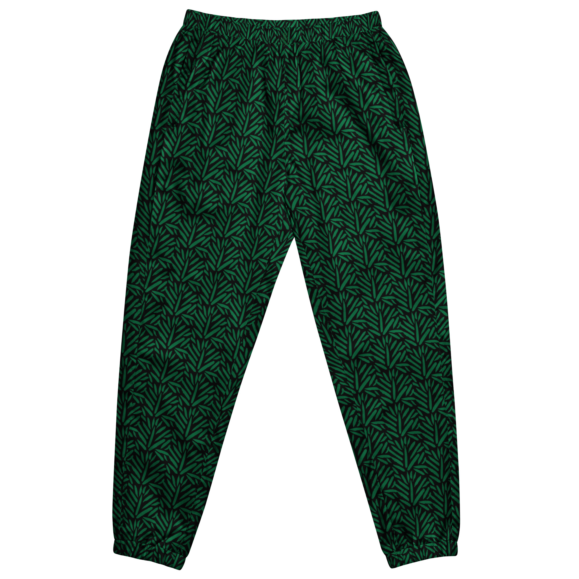 Ruff Life's "Cabbage" Athletic Golf Pants (Green on Black)