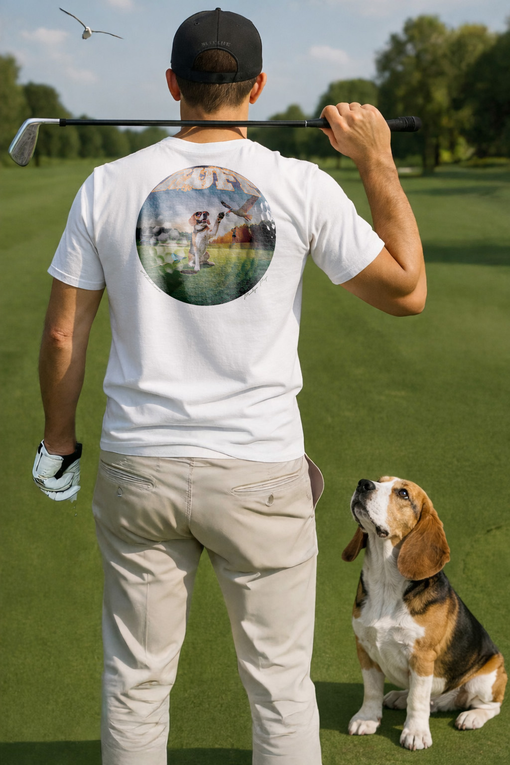 Ruff Life's "Albatross" Beagle Golf Tee