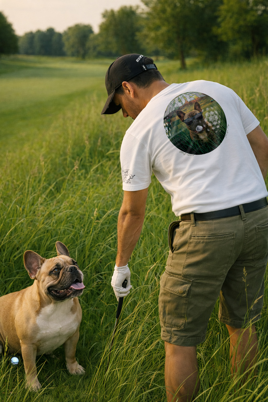 Ruff Life's "Ruff Shot" French Bulldog Golf Tee