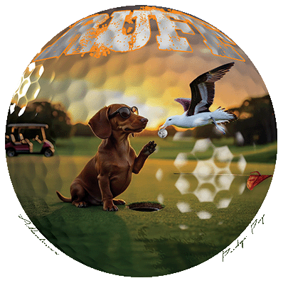 Ruff Life's "Albatross" Dachshund Golf Tee