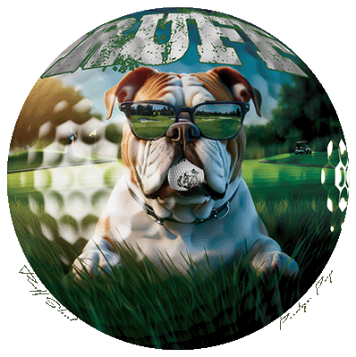 Ruff Life's "Ruff Shot" Bulldog Golf Tee