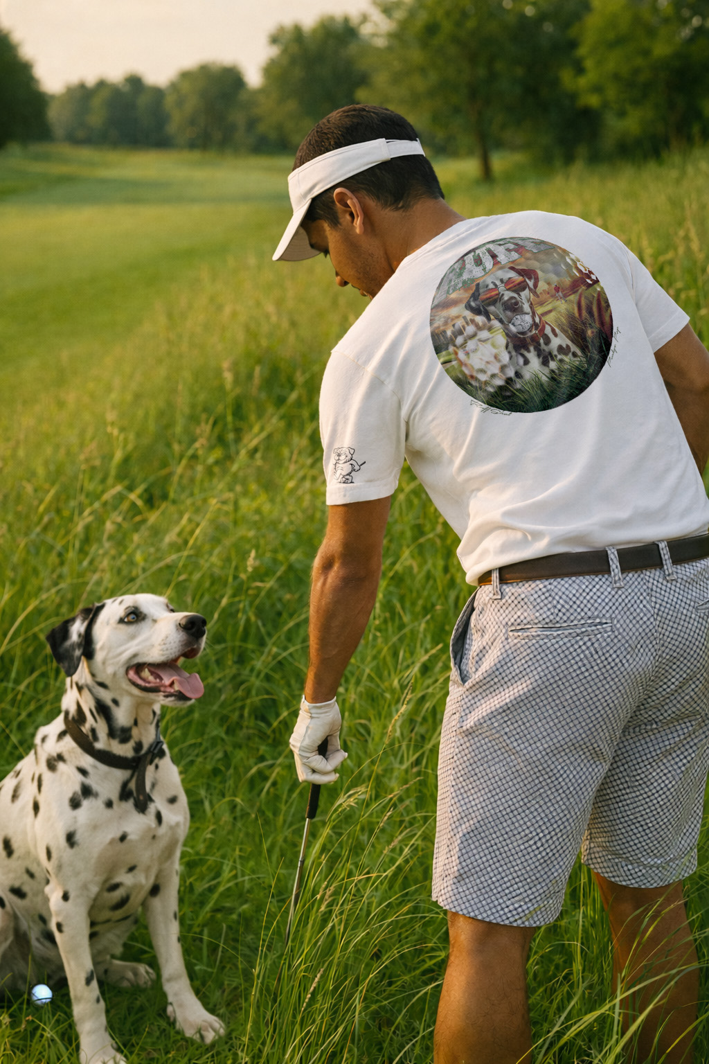Ruff Life's "Ruff Shot" Dalmatian Golf Tee