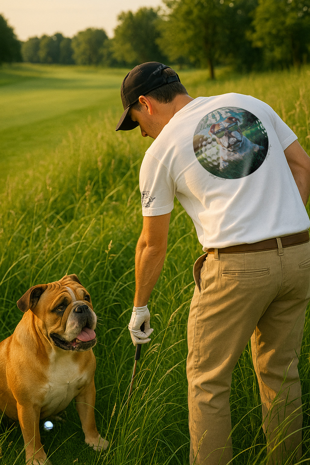 Ruff Life's "Ruff Shot" Bulldog Golf Tee