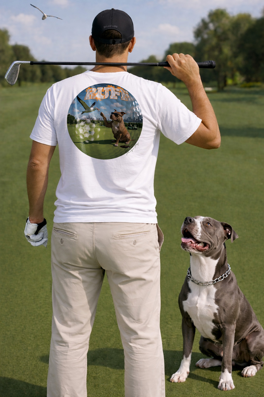 Ruff Life's "Albatross" Pitbull Golf Tee