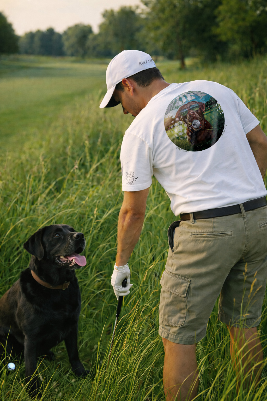 Ruff Life's "Ruff Shot" Labrador Golf Tee
