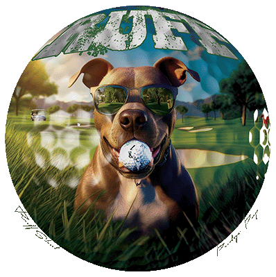 Ruff Life's "Ruff Shot" Pitbull Golf Tee